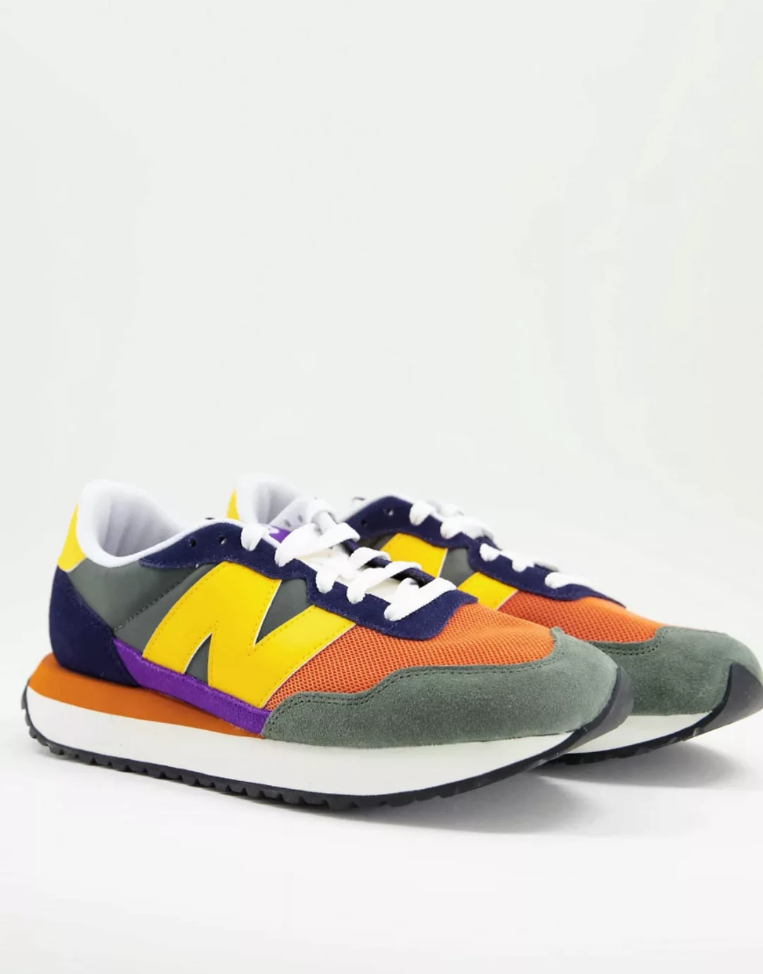 New Balance – 237 – Sneaker in Grün und Gelb günstig online kaufen