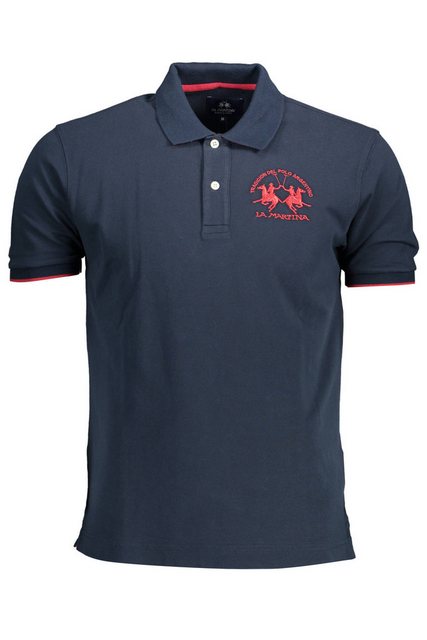 La Martina Poloshirt Stilvolles Herren-Poloshirt Blau: Regular Fit günstig online kaufen