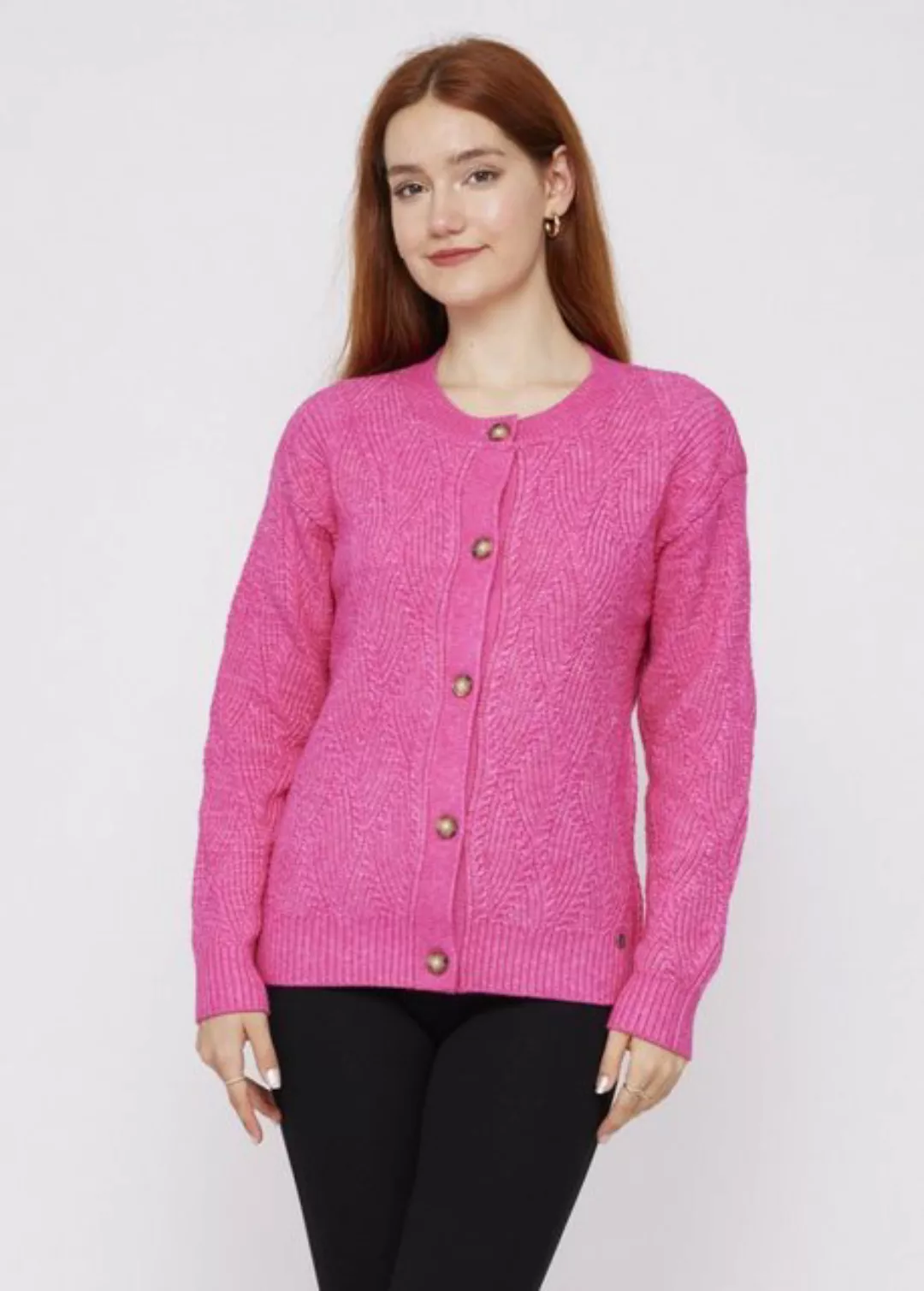 VICCI Germany Strickjacke mit Zopfmuster günstig online kaufen