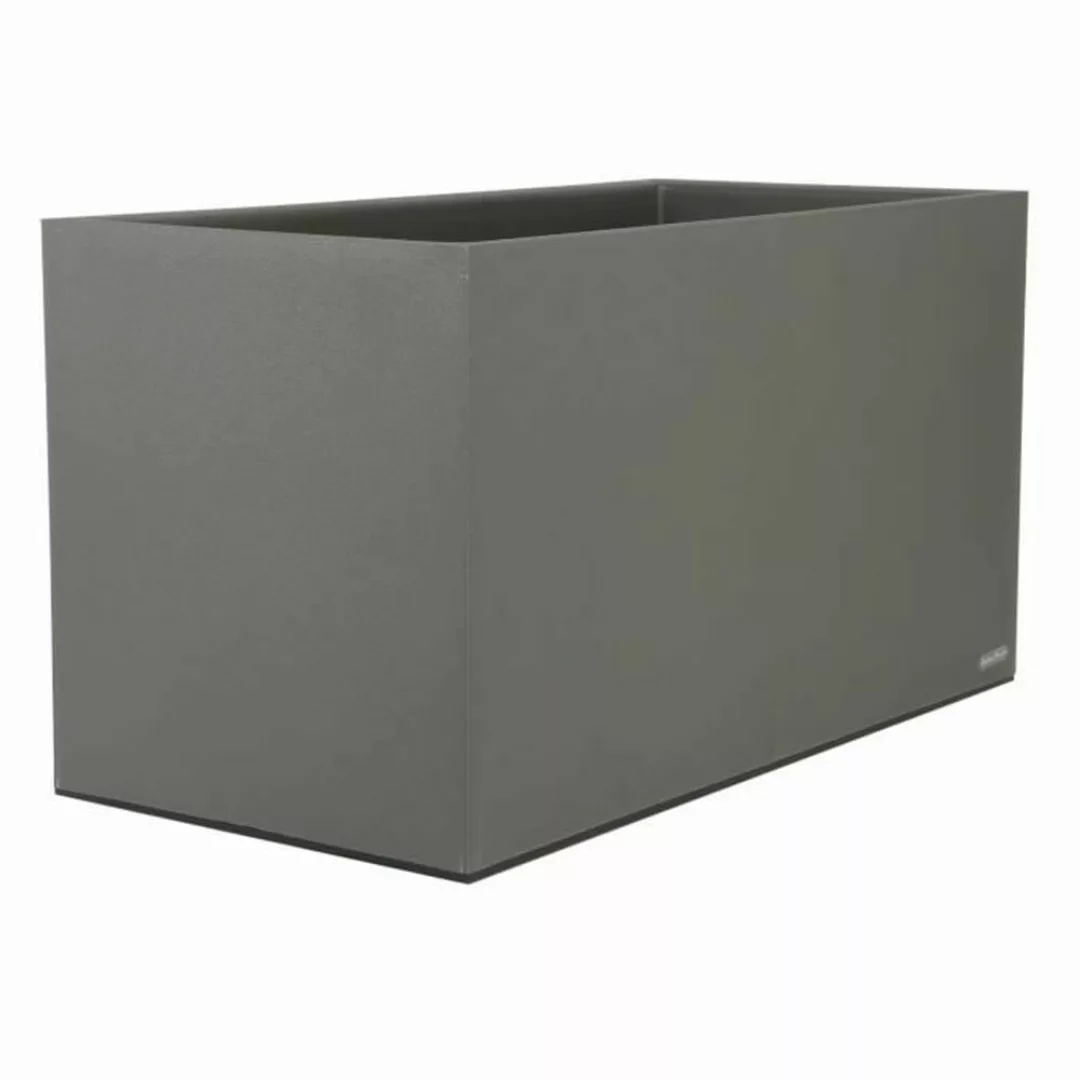 Blumentopf Riviera Rechteckig Grau 80 X 40 Cm Granit günstig online kaufen