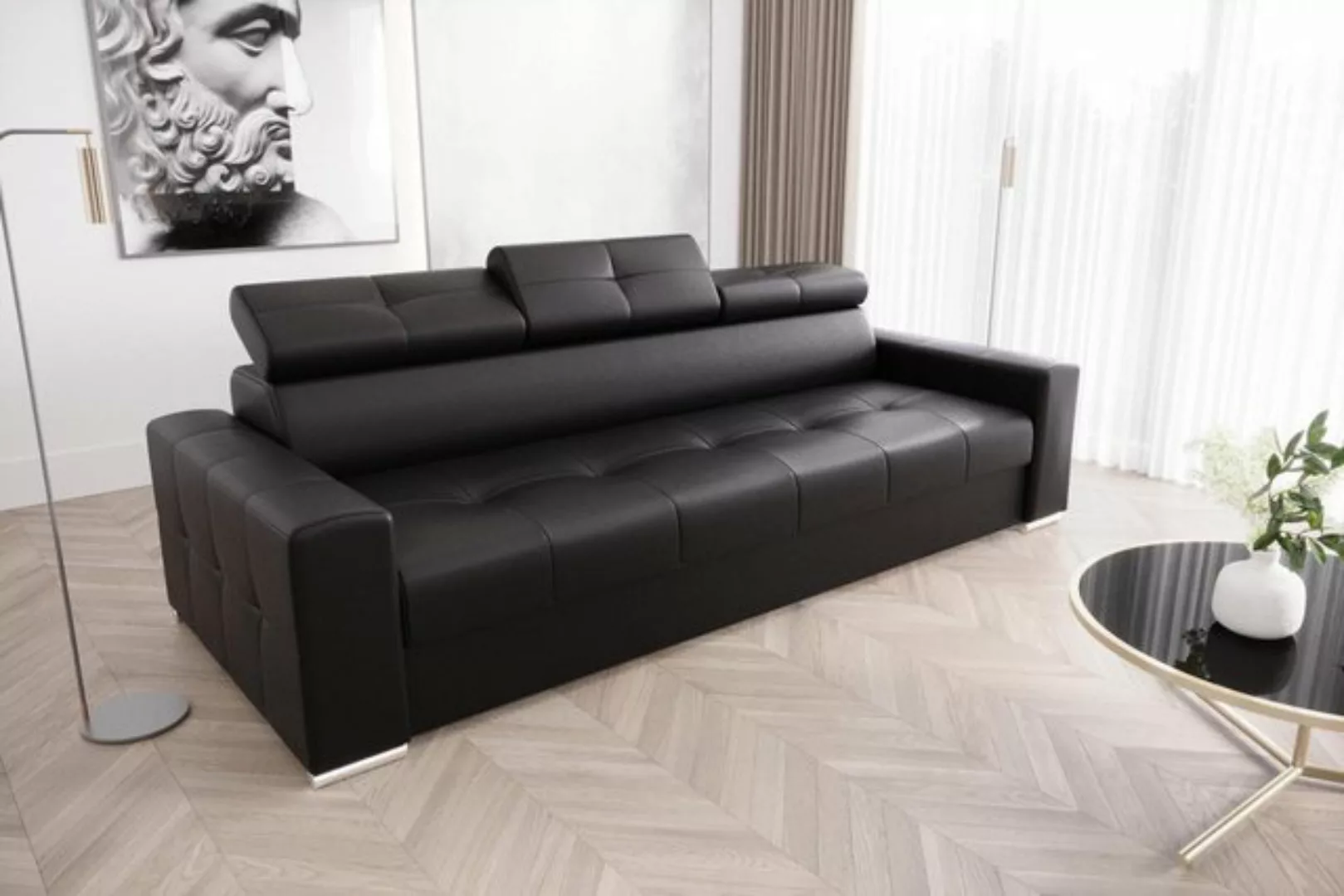 JVmoebel Sofa Moderne 3er Sitz Sofas Zimmer Möbel Weiß Polster Dreisitzer, günstig online kaufen