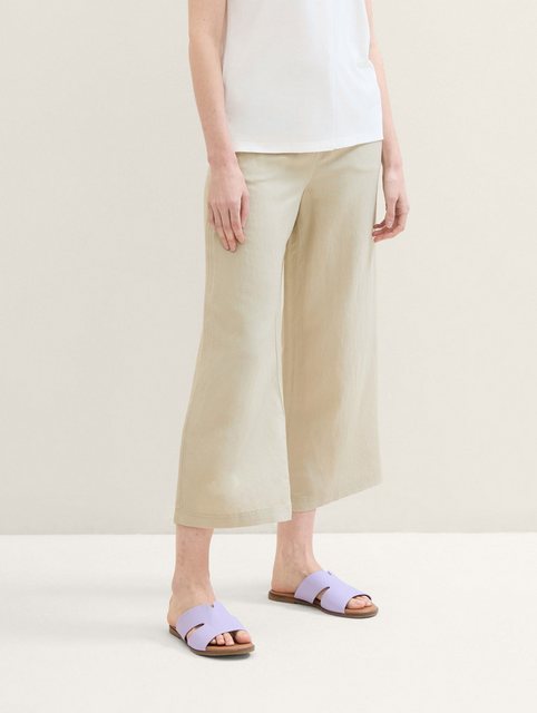 TOM TAILOR 7/8-Hose Culotte Hose mit Leinen günstig online kaufen