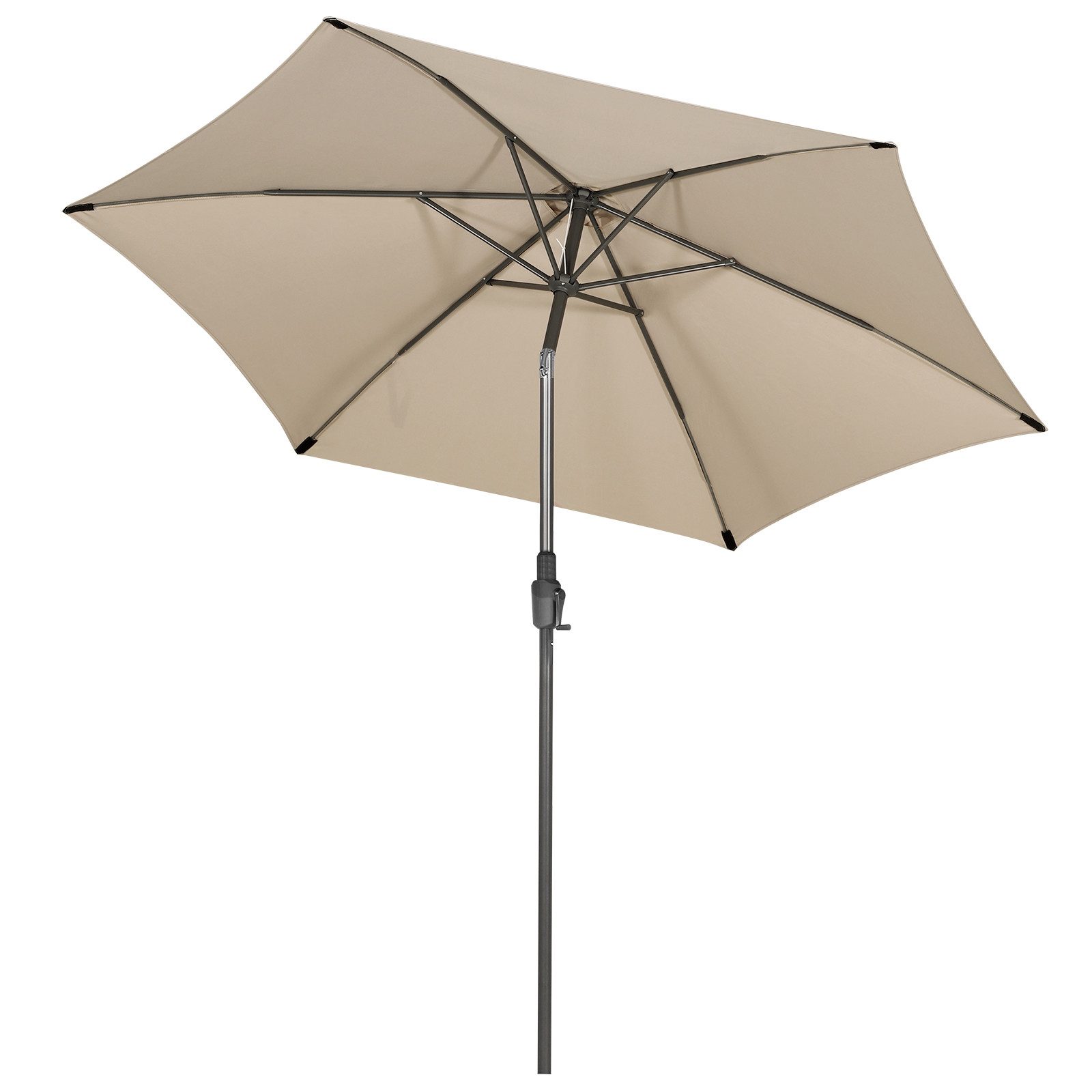 Sekey Sonnenschirm Gartenschirm mit Kurbel ∅ günstig online kaufen