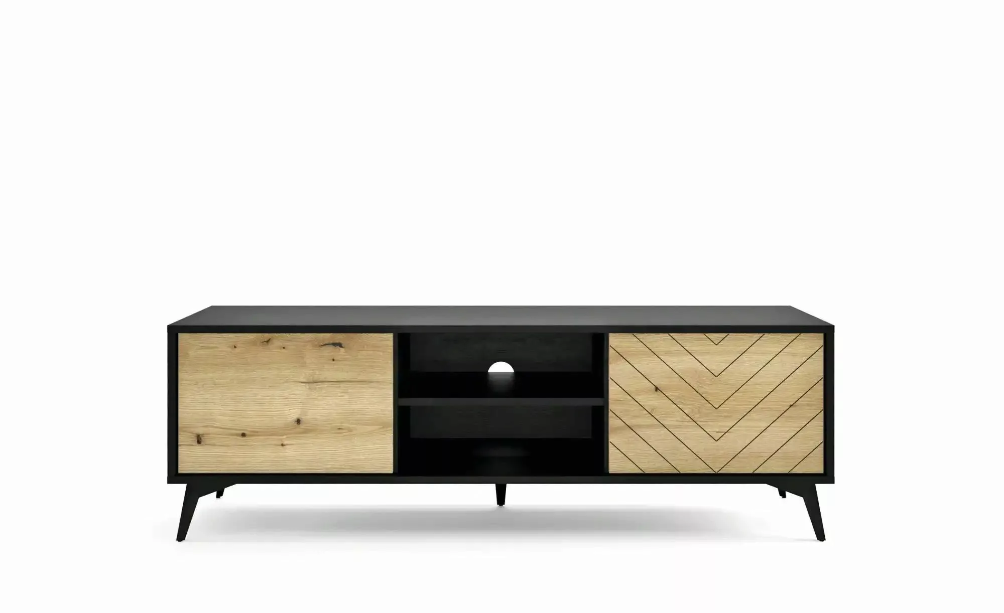 Lowboard  Diamond ¦ schwarz ¦ Maße (cm): B: 154 H: 50 Kommoden & Sideboards günstig online kaufen