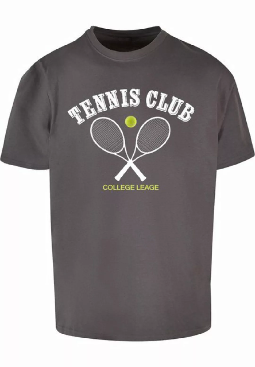 Merchcode T-Shirt Merchcode Herren Tennis Club Heavy Oversized Tee (1-tlg) günstig online kaufen