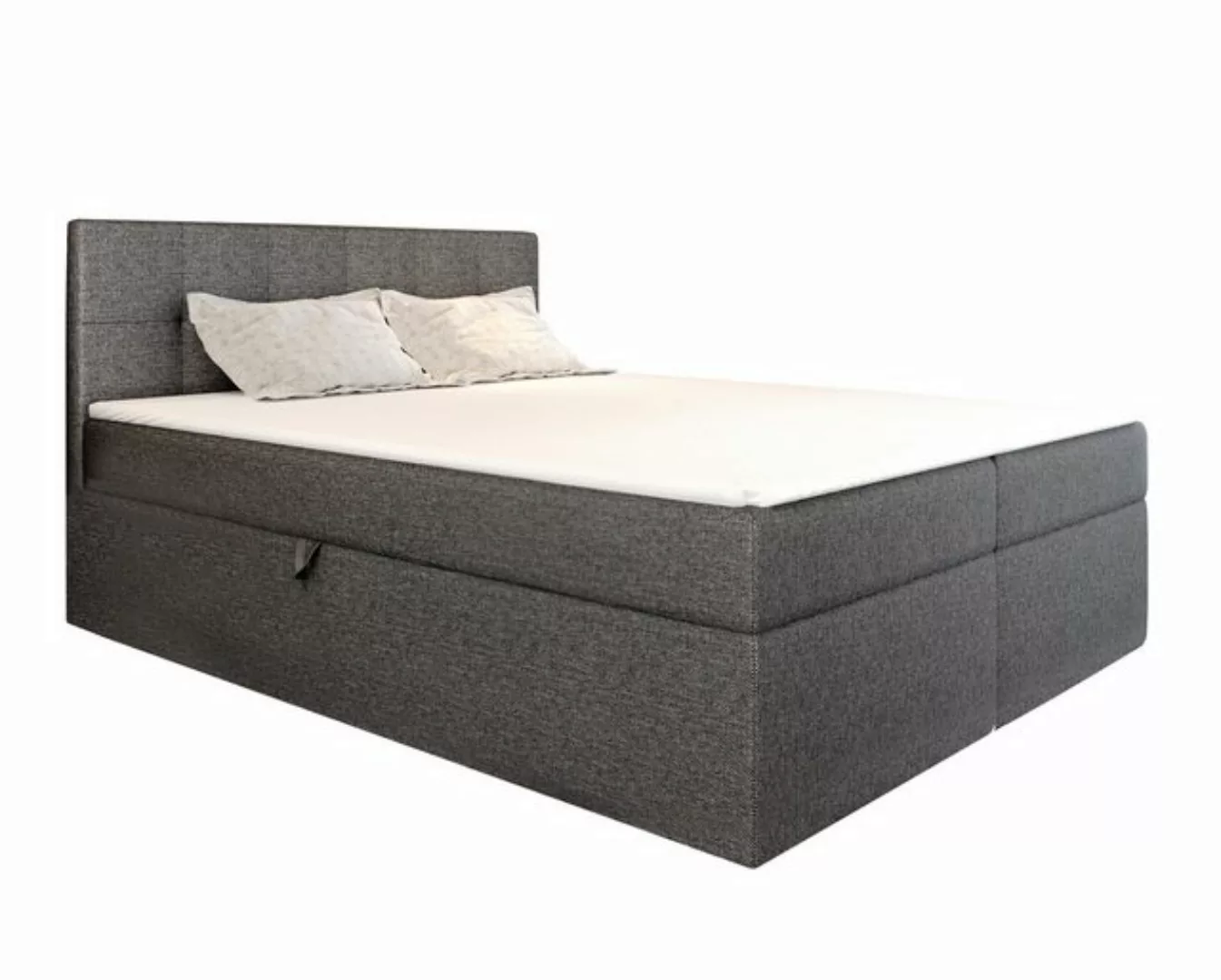 Furnix Boxspringbett CERELA 120/140/160/180/200x200 Doppelbett mit Bettkast günstig online kaufen