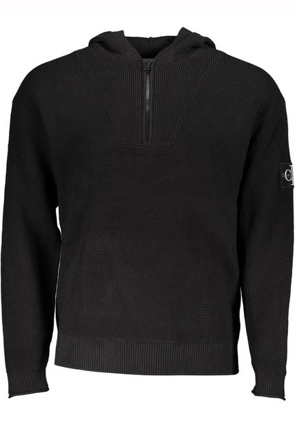 Calvin Klein Jeans Strickpullover Herren Kapuzenpullover Schwarz - Stylisch günstig online kaufen