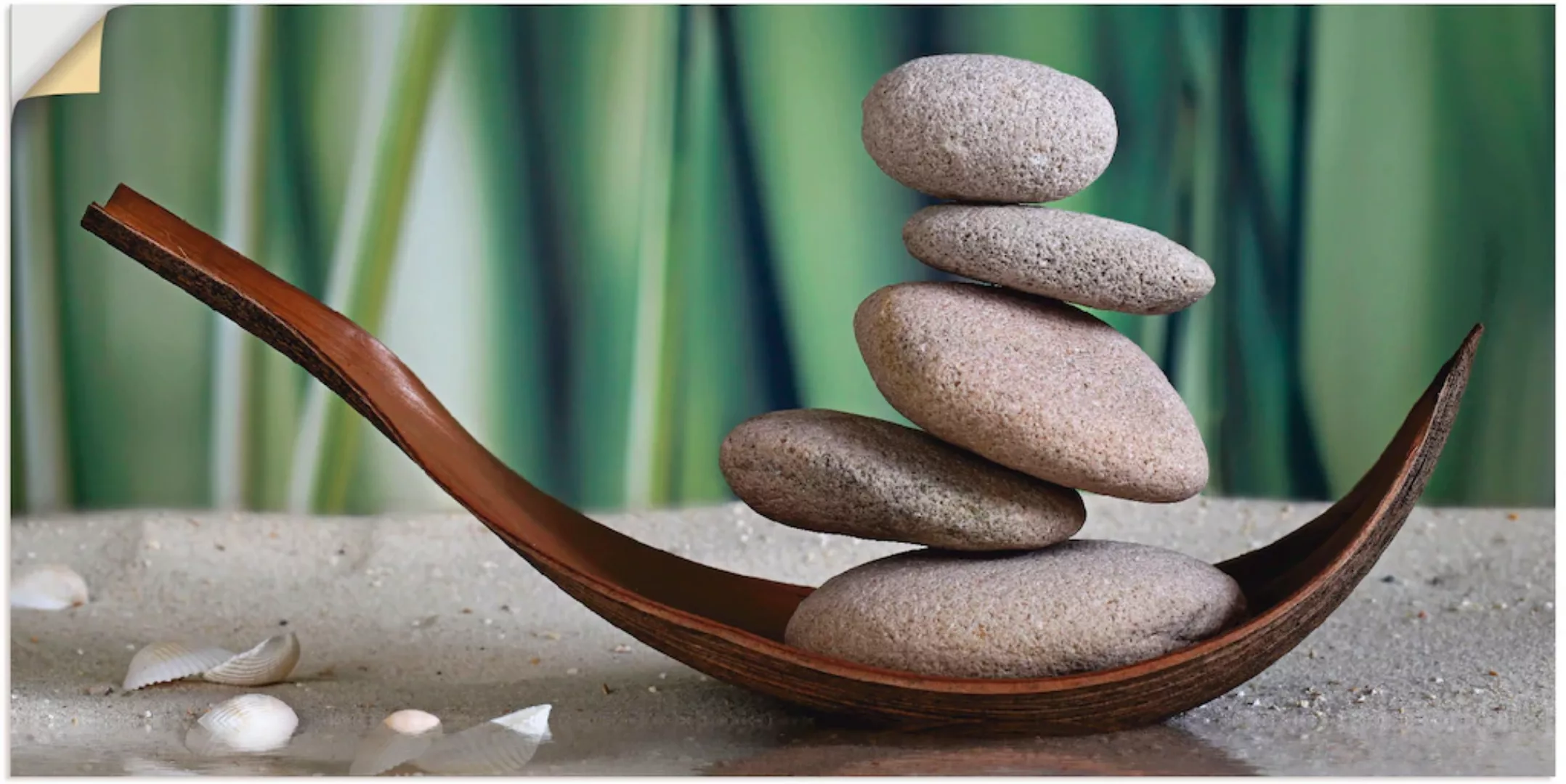 Artland Wandbild »Gleichgewicht«, Zen, (1 St.) günstig online kaufen