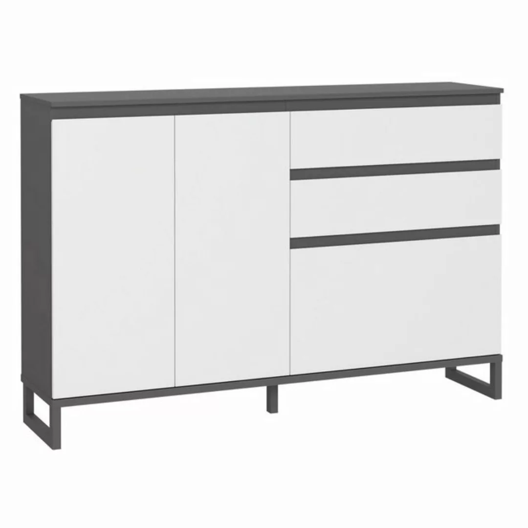 expendio Schuhschrank Quincy 3 Secret Grey/ Wolfram Grey, 150x100x34 cm günstig online kaufen