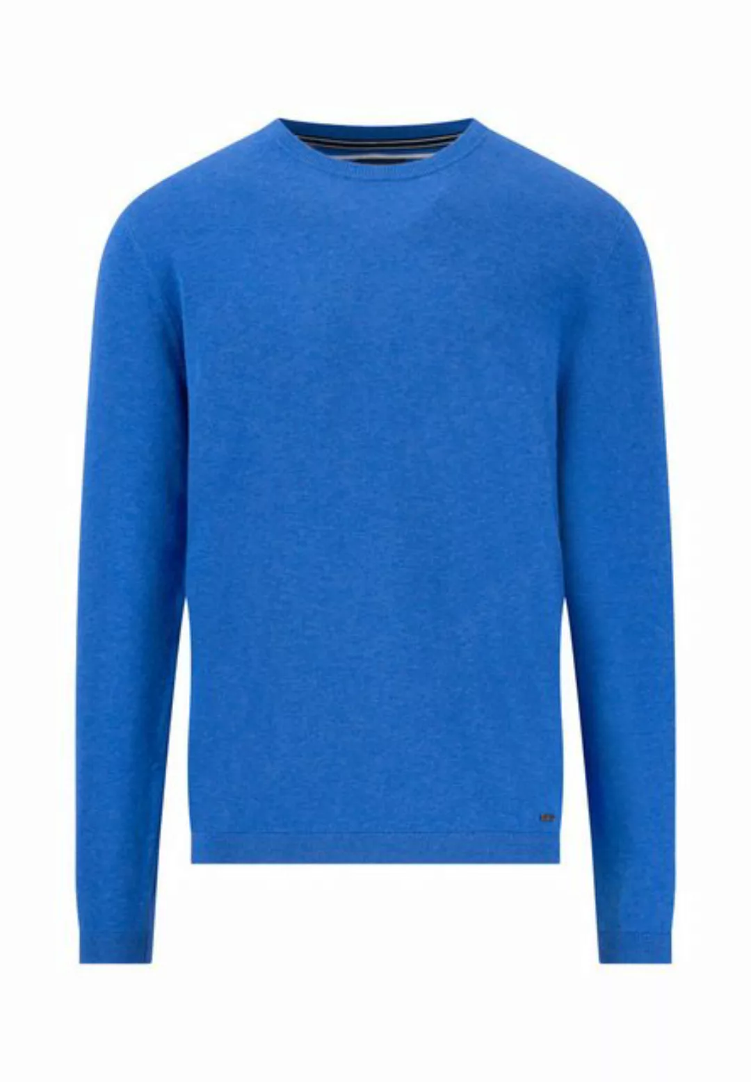 FYNCH-HATTON Strickpullover Fynch-Hatton Pullover Baumwolle - strong blue M günstig online kaufen