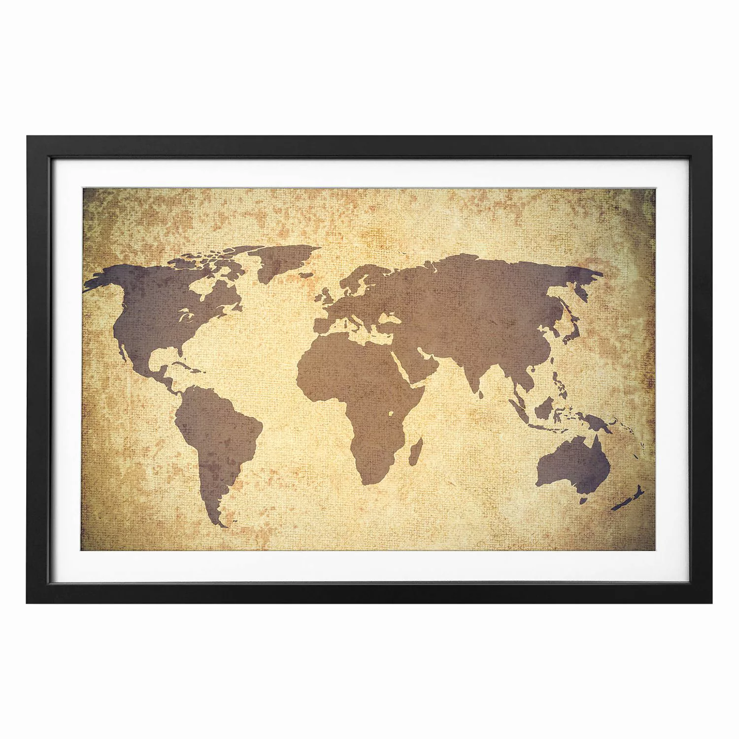 home24 Bild Worldmap Grunge günstig online kaufen