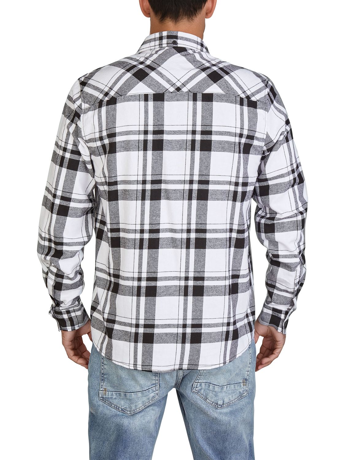 DENIMFY Flanellhemd Herren langarm Kariert Regular Fit DFDean günstig online kaufen