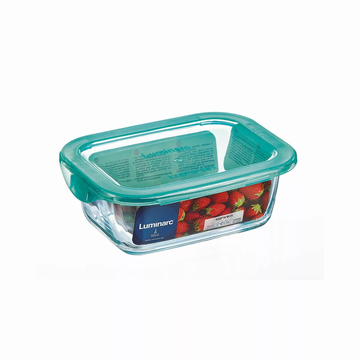 Rechteckige Lunchbox Mit Deckel Luminarc Keep'n Lagon 18,5 X 13 X 6,6 Cm Tü günstig online kaufen