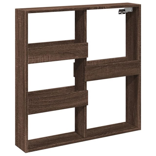 vidaXL Schrankmodule Wandschrank Braun Eichen-Optik 80x15x80 cm Holzwerksto günstig online kaufen