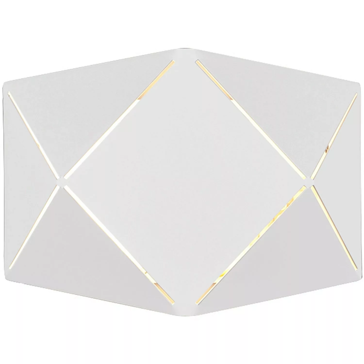 Trio LED Wandleuchte Zandor Weiß matt 130 mm x 180 mm x 60 mm günstig online kaufen