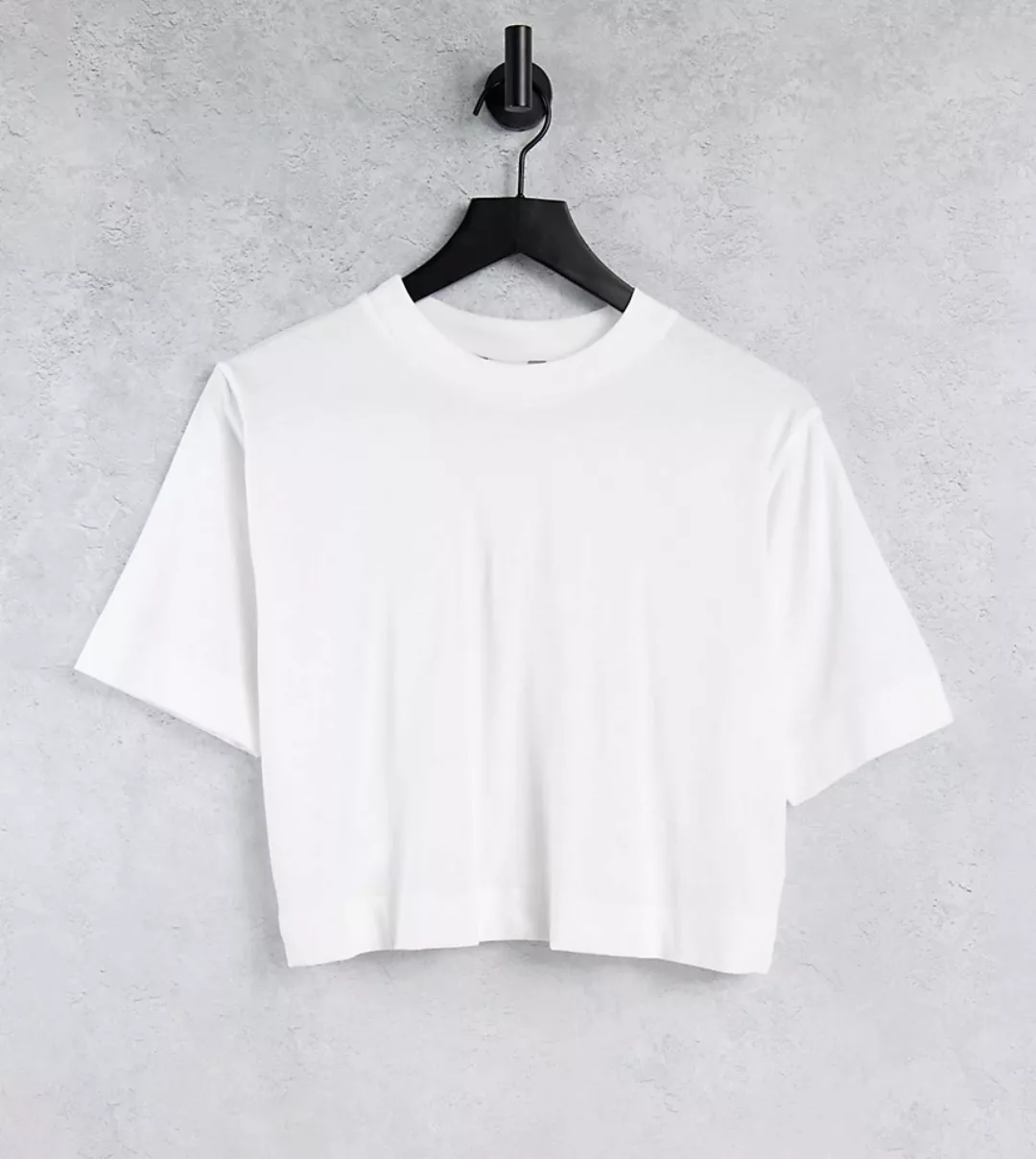 COLLUSION – Kastiges T-Shirt in Weiß günstig online kaufen