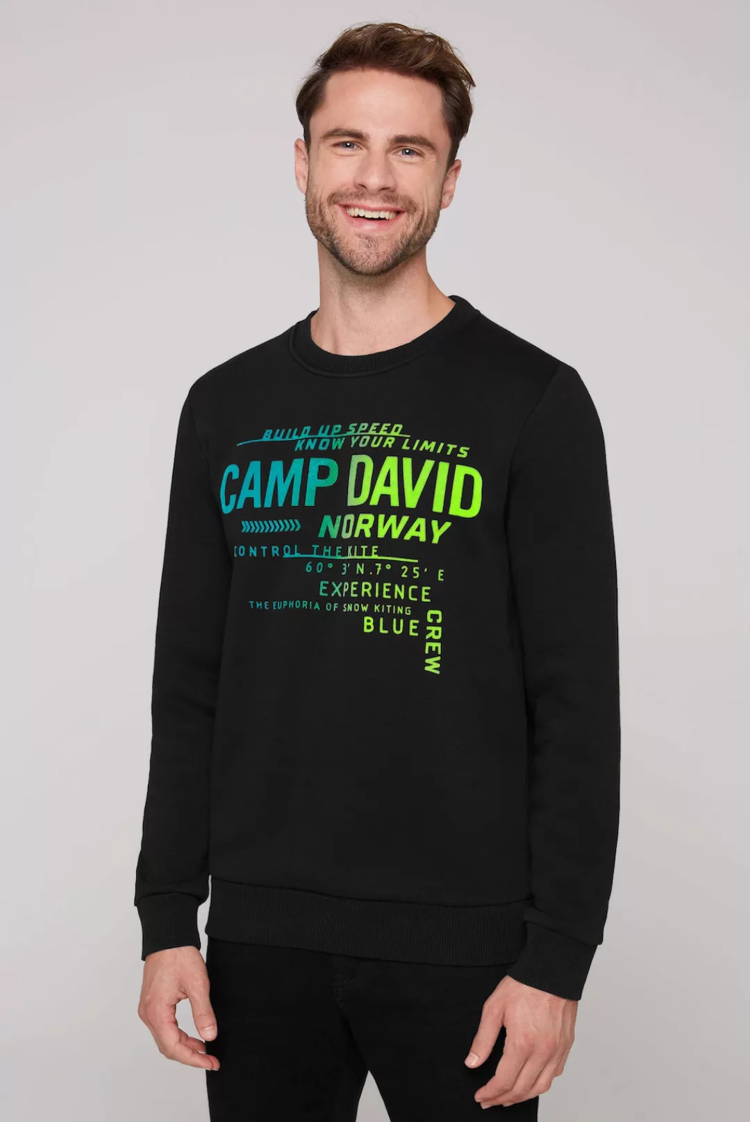 CAMP DAVID Sweater, mit Baumwolle günstig online kaufen