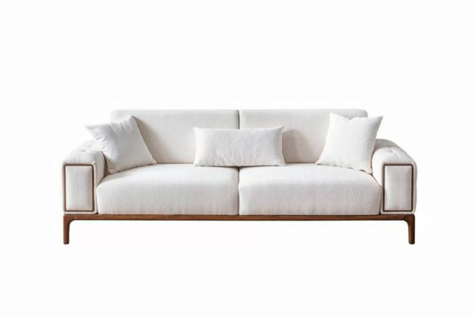 JVmoebel 3-Sitzer Sofa 3 Sitzer Modern Möbel Weiße Farbe Wohnzimmer Luxus D günstig online kaufen