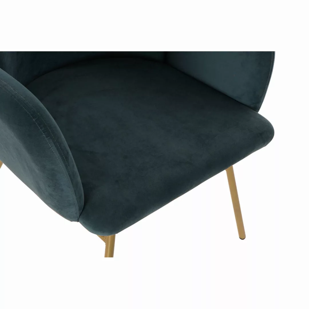 Sessel Dkd Home Decor 8424001801978 Metall Polyester Grün (63 X 65 X 85 Cm) günstig online kaufen