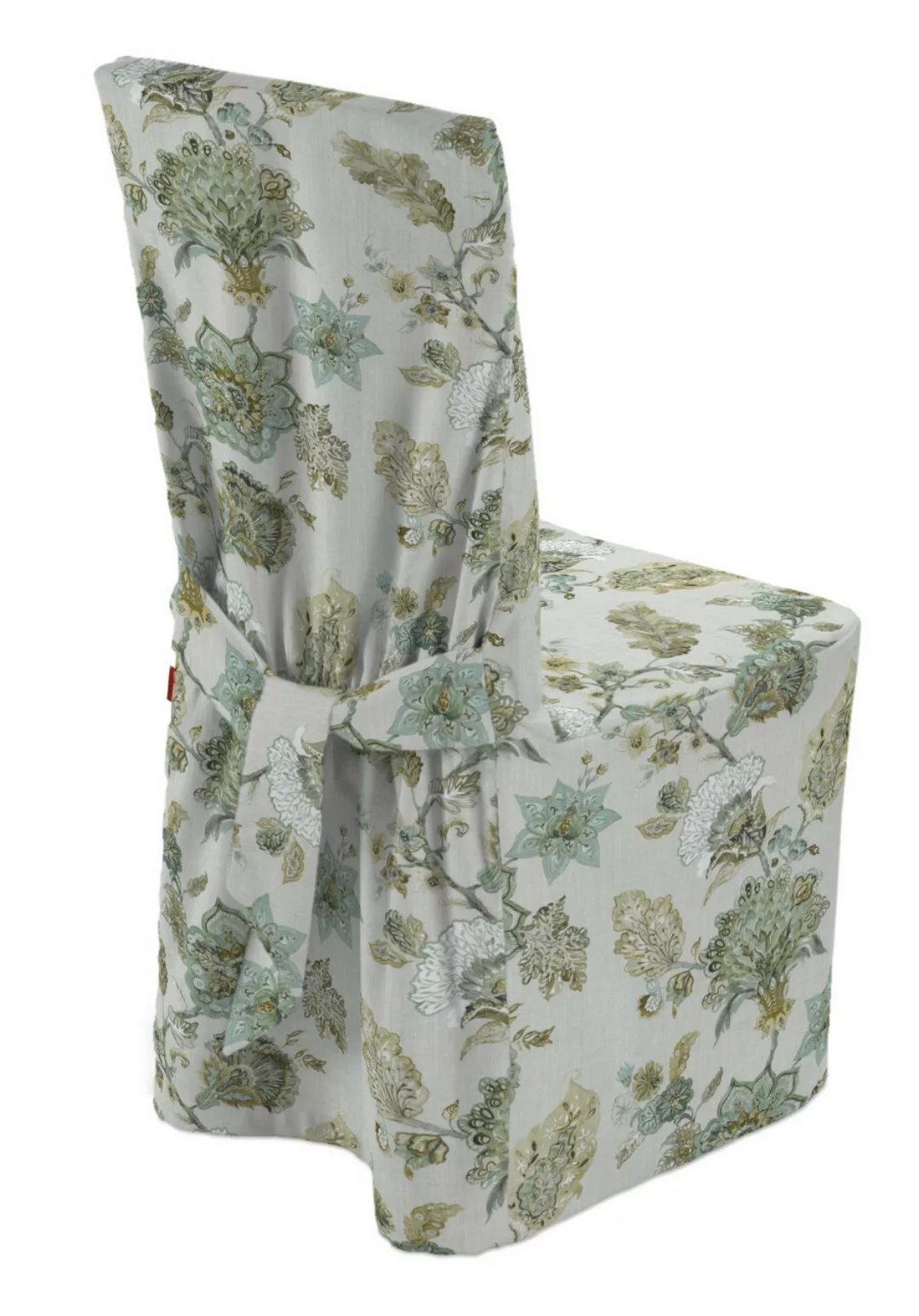 Stuhlhusse, grau-beige, 45 x 94 cm, Flowers (143-67) günstig online kaufen