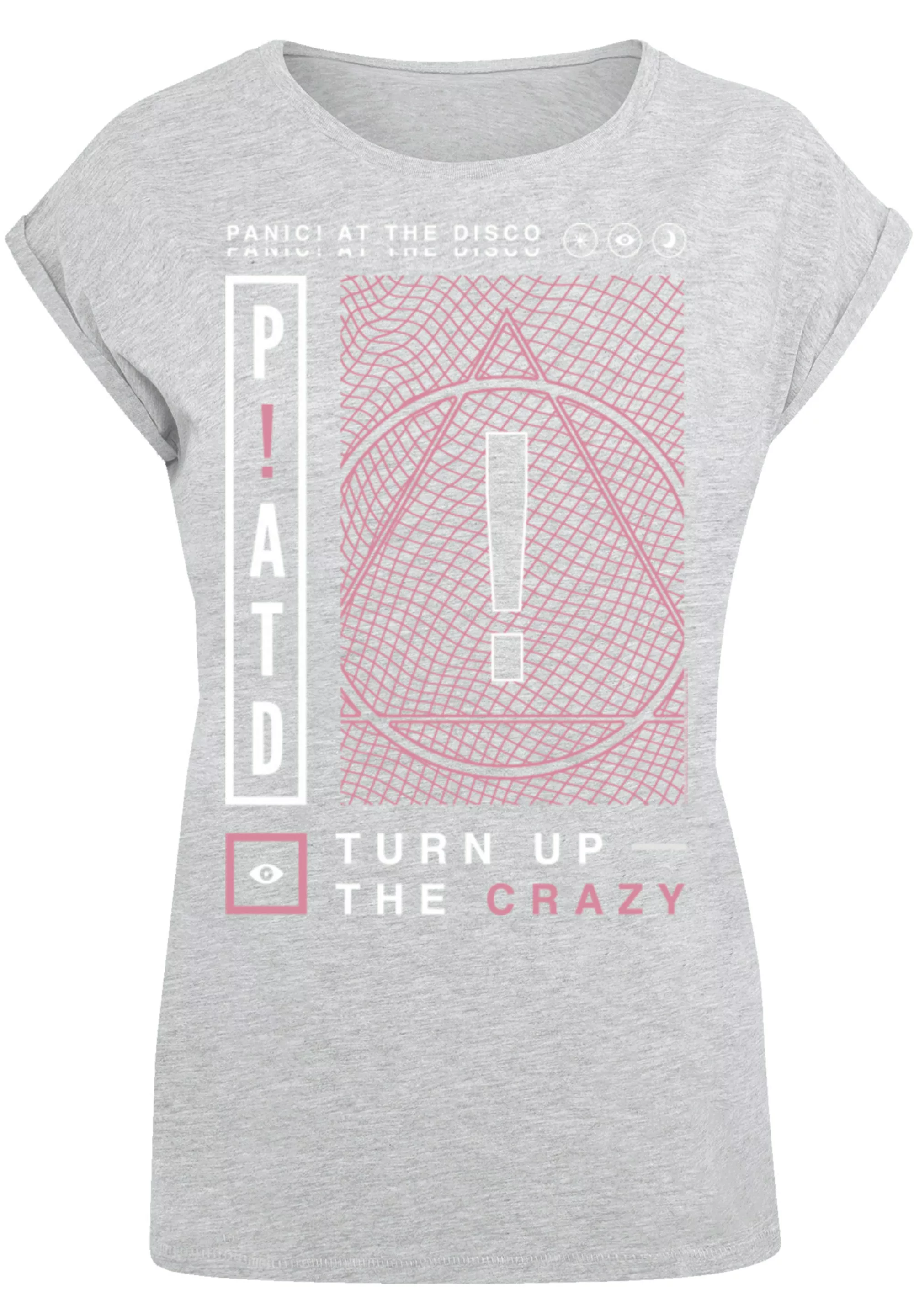 F4NT4STIC T-Shirt "Panic At The Disco Turn Up The Crazy", Premium Qualität günstig online kaufen