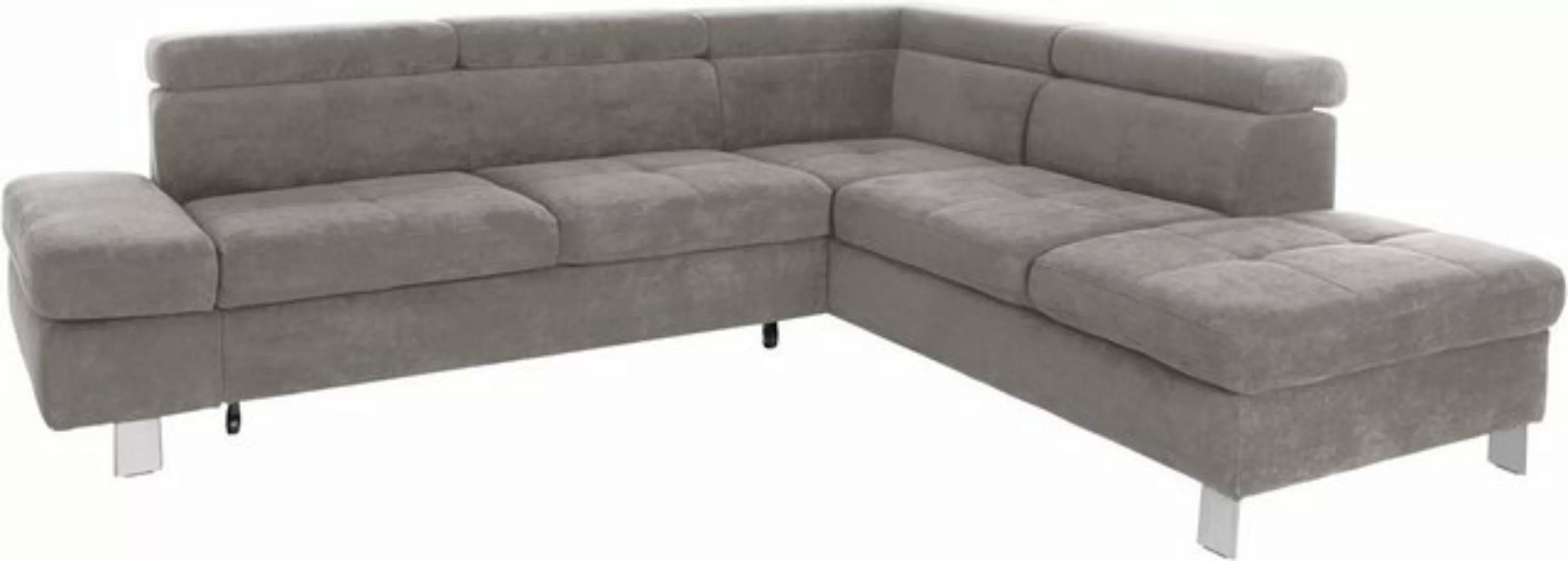 exxpo - sofa fashion Ecksofa Fiji, L-Form, mit Kopf- bzw. Rückenverstellung günstig online kaufen