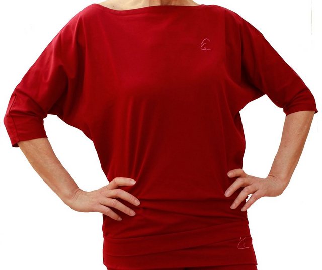 ESPARTO Yogashirt Halbarmshirt Sadaa in Bio-Baumwolle Wohlfühlshirt mit bre günstig online kaufen