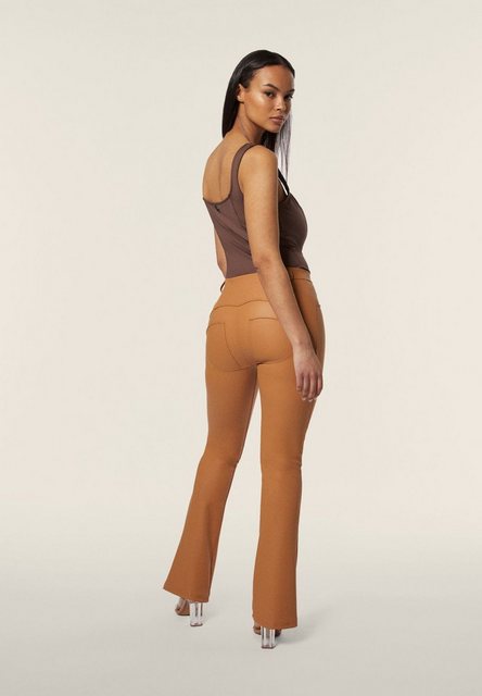 Freddy Jeggings Freddy WR.UP Eco Vegan Leder Bootcut Regular Waist Braun S günstig online kaufen