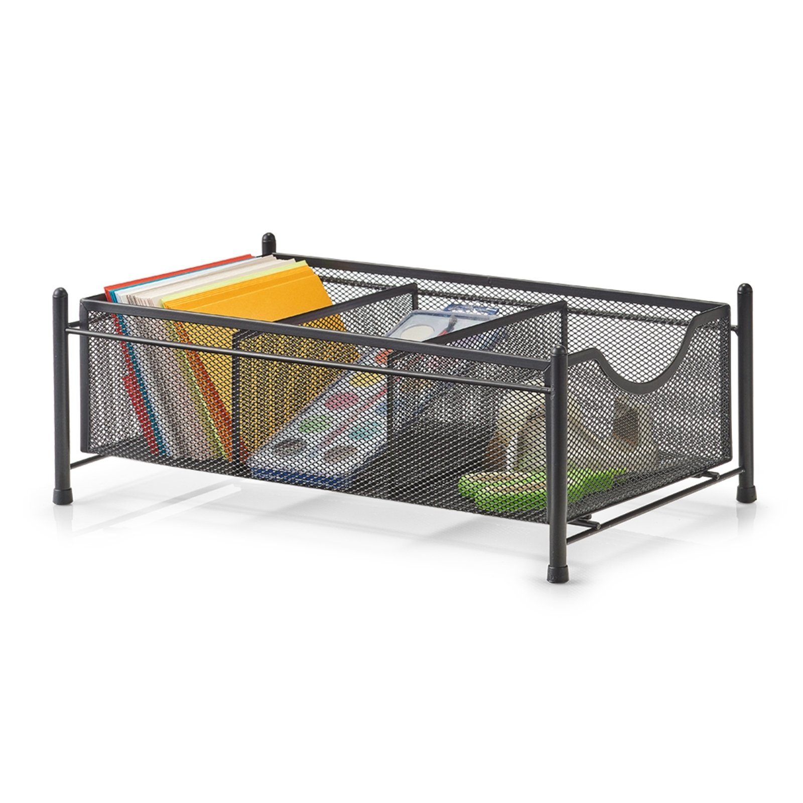 Zeller Present Aufbewahrungsbox Schreibtisch Organizer Mesh günstig online kaufen