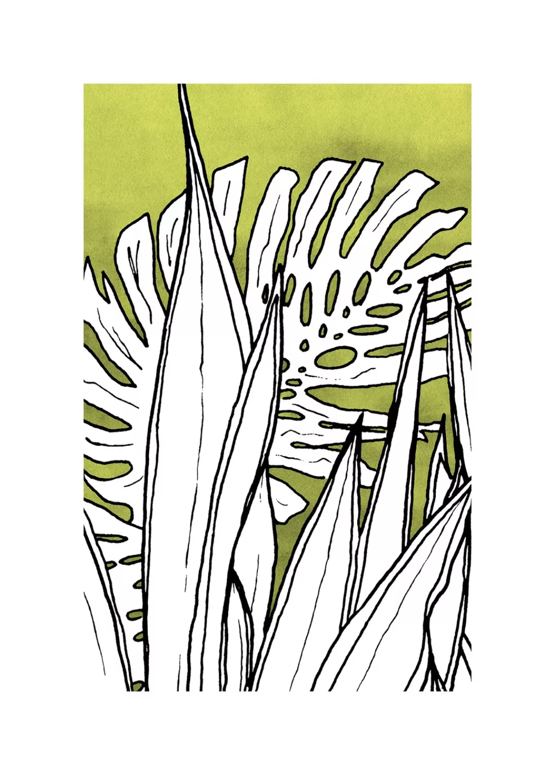 Komar Bild "Dried Leaves", Natur, (1 St.), Wandbild zur Dekoration - ohne R günstig online kaufen