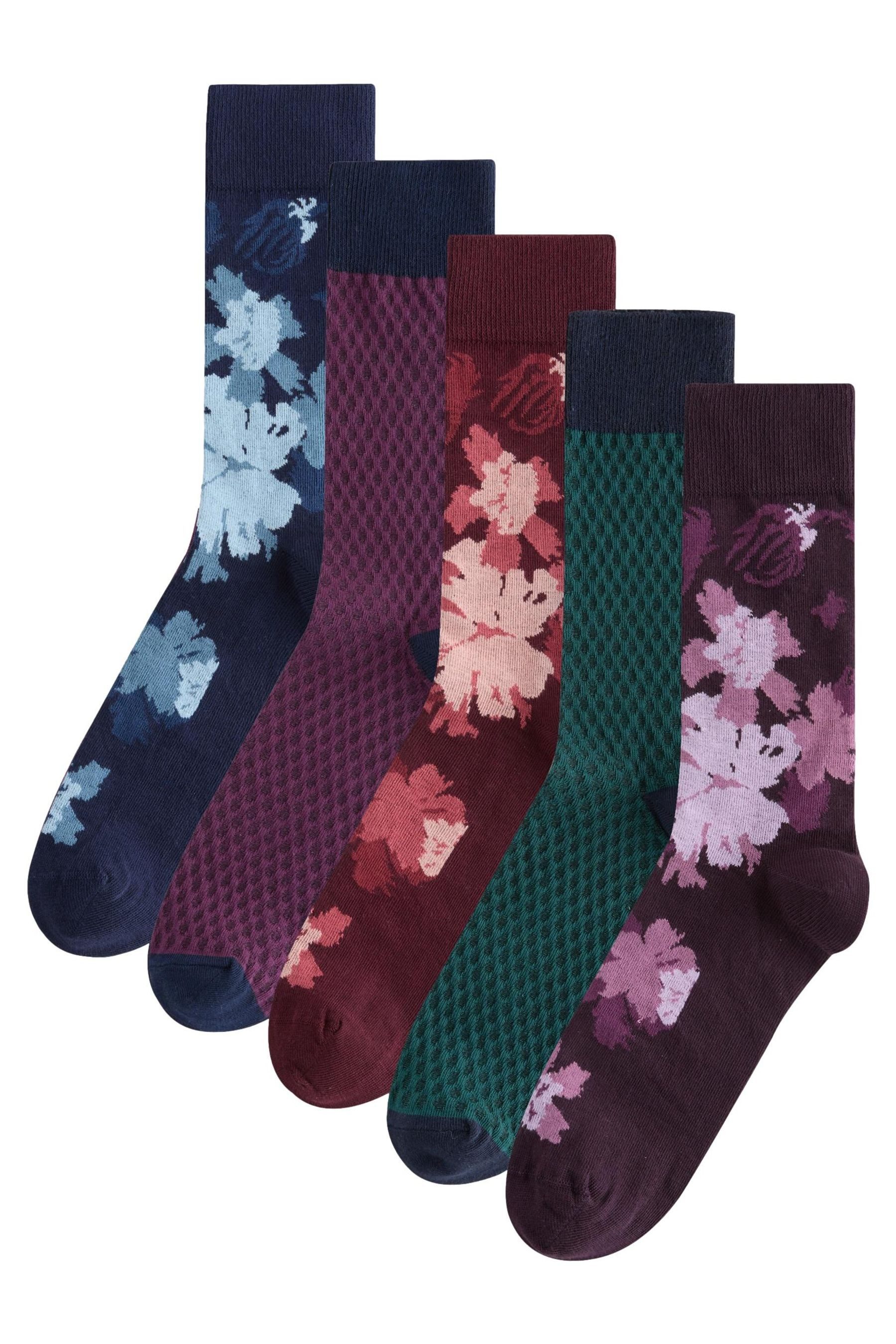 Next Kurzsocken Gemusterte Socken, 5er-Pack (5-Paar) günstig online kaufen