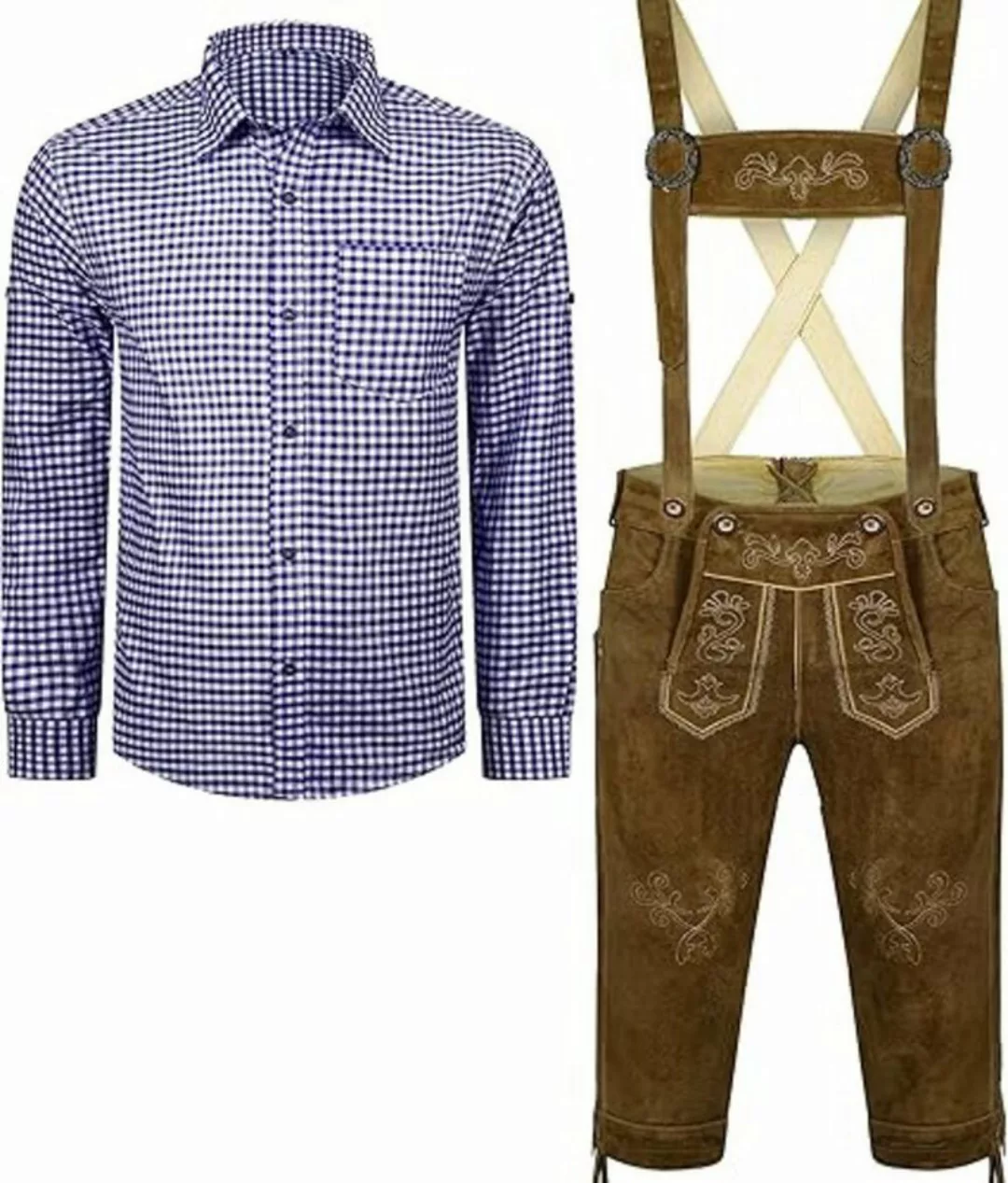 ALL THE GOOD Trachtenlederhose Herren Trachtenset Bayerische Oktoberfest (H günstig online kaufen