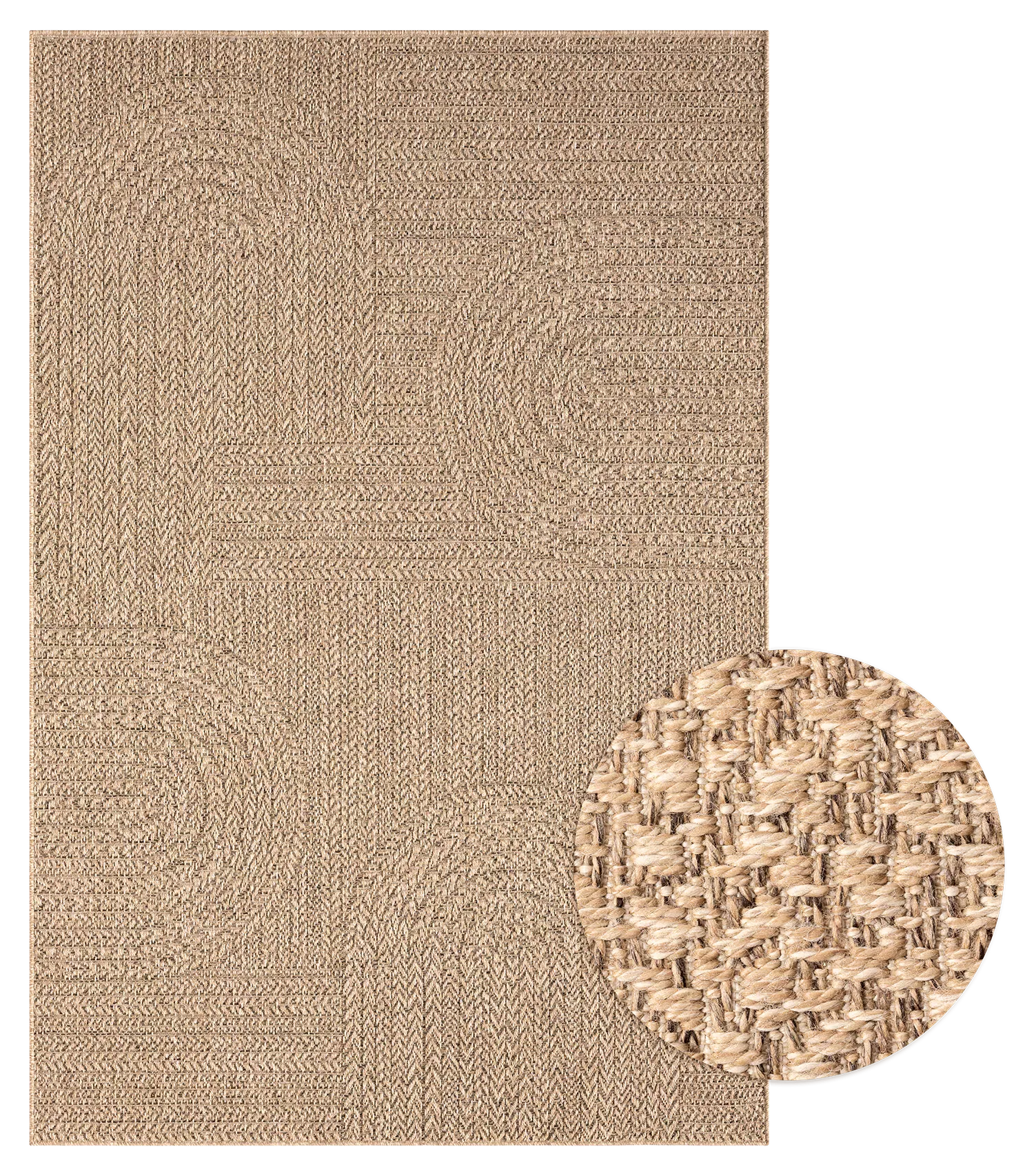 merinos Teppich »Kenzy 7«, rechteckig, 1 mm Höhe, robuster In- und Outdoor günstig online kaufen