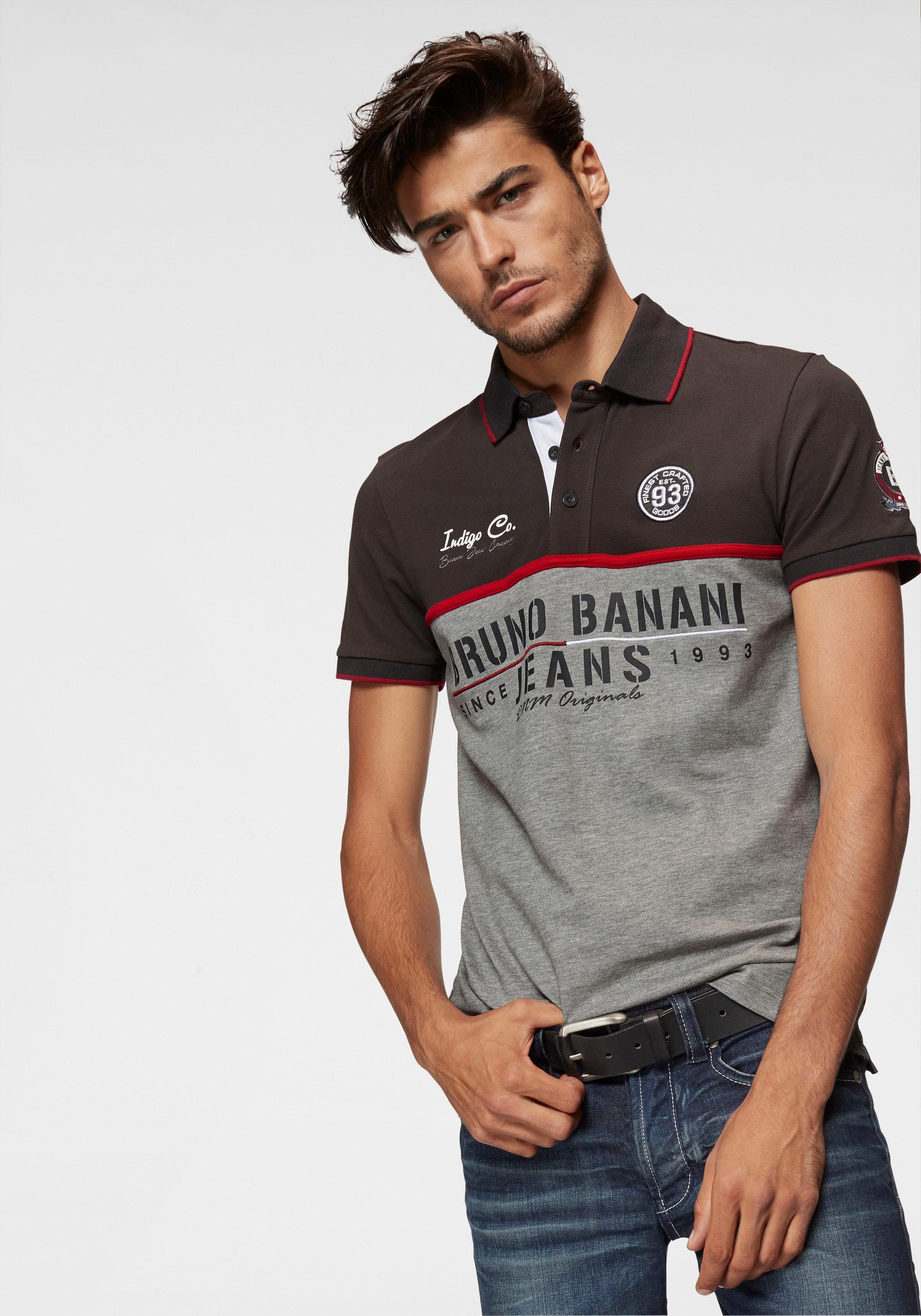 Bruno Banani Poloshirt Kurzarm, körpernahe Passform, günstig online kaufen