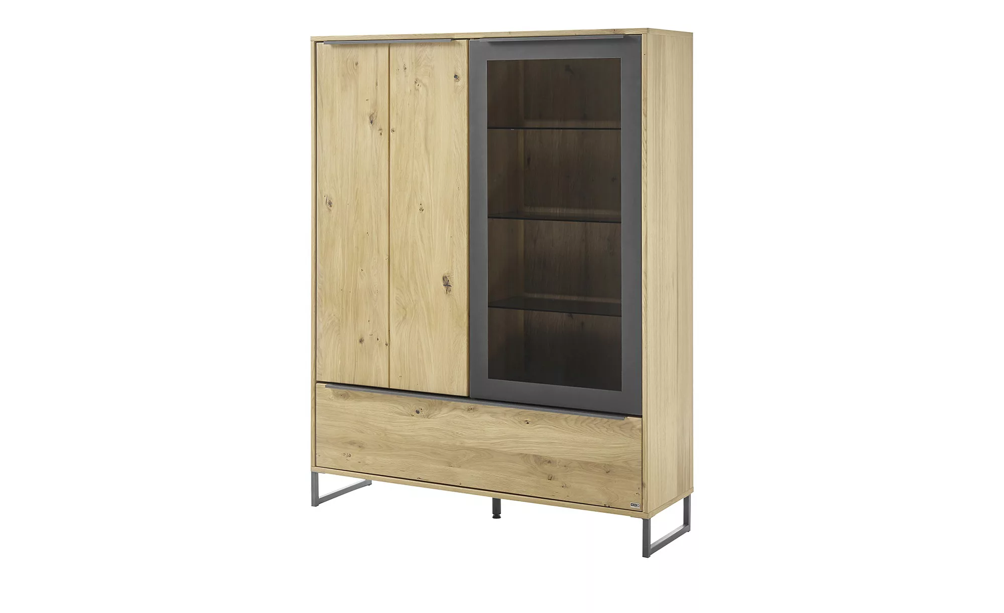 Gallery M Highboard  Alan ¦ holzfarben ¦ Maße (cm): B: 124 H: 160 T: 37.0 K günstig online kaufen