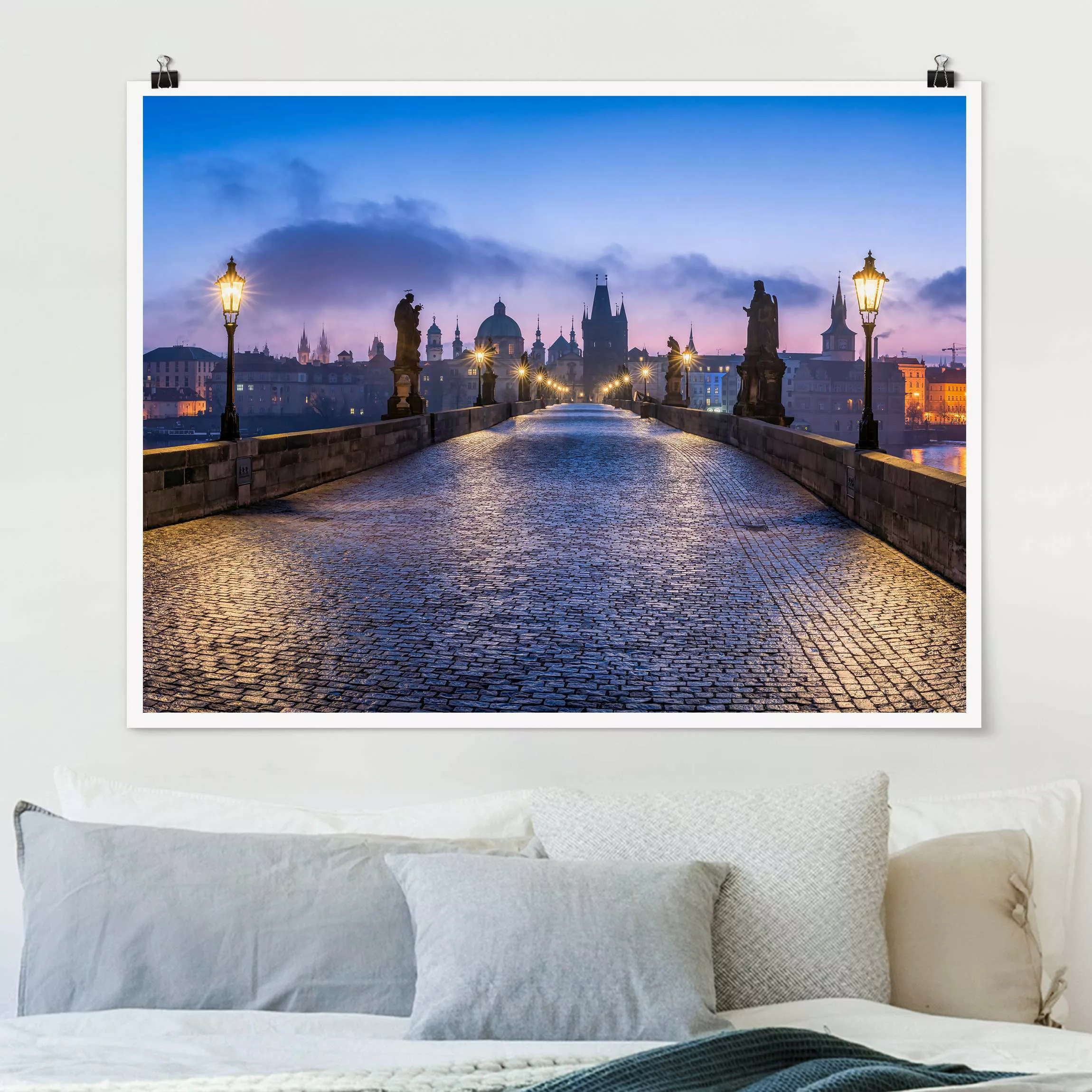 Poster Karlsbrücke in Prag günstig online kaufen