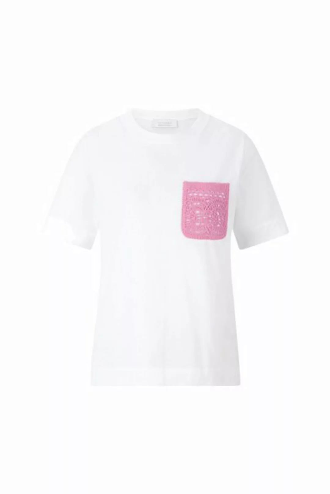 Rich & Royal T-Shirt T-Shirt with crochet pocket günstig online kaufen