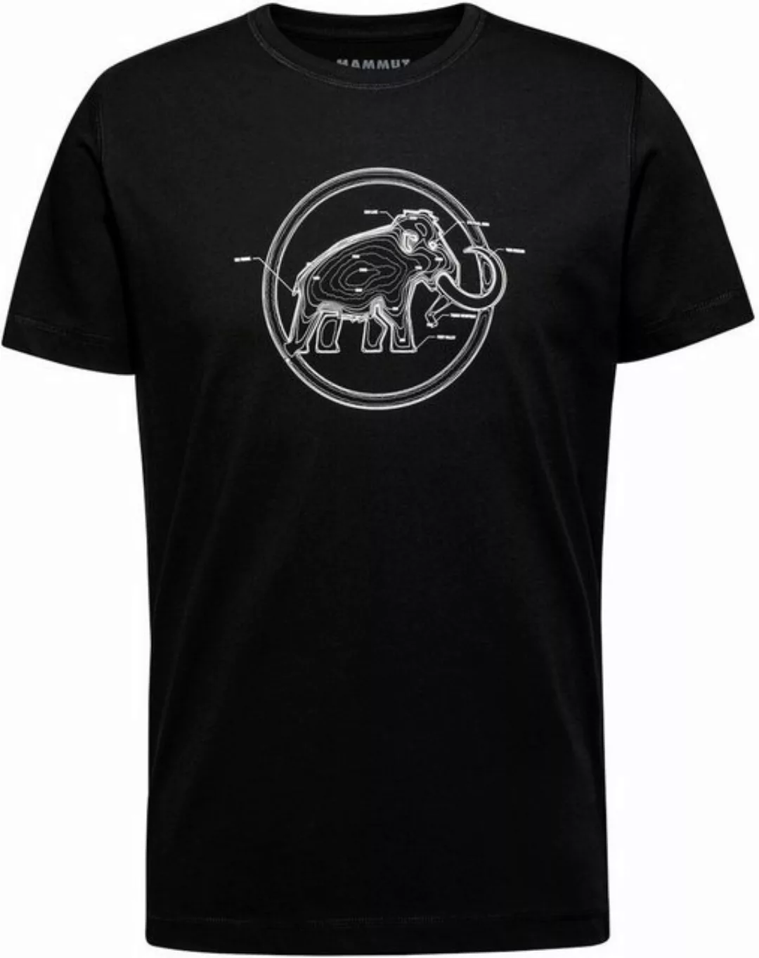 Mammut Kurzarmshirt Mammut Core T-Shirt Men Lines BLACK günstig online kaufen