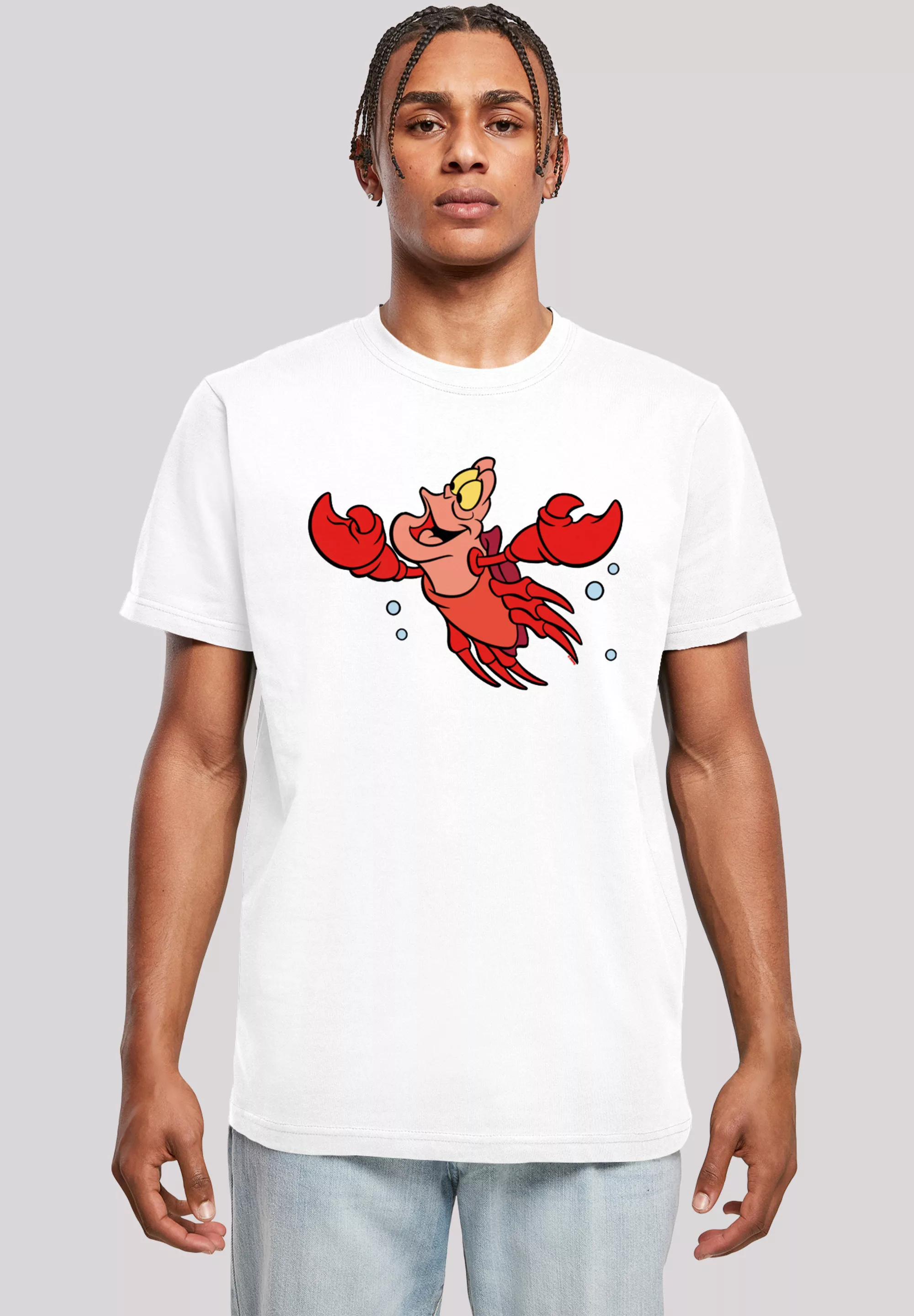 F4NT4STIC T-Shirt "Disney Arielle die Meerjungfrau Sebastian Bubbles", Herr günstig online kaufen