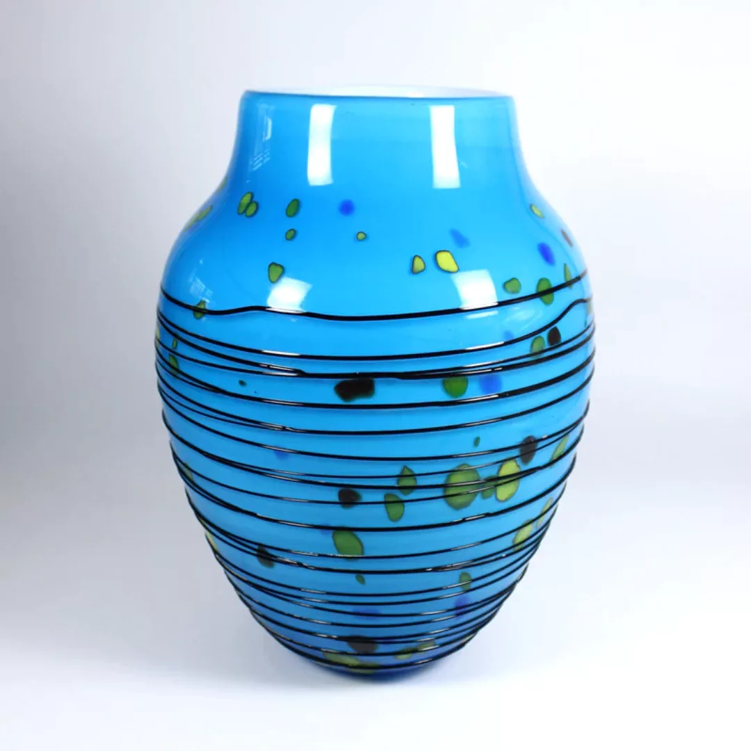 Glasvase Blue-Birds Murano 29cm günstig online kaufen