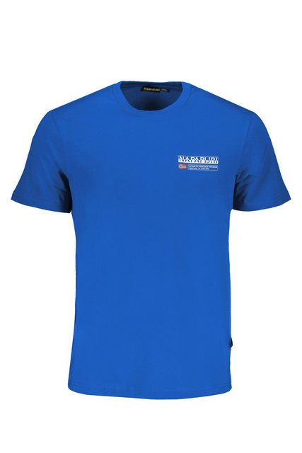 Napapijri T-Shirt Bio-Herren T-Shirt Blau: Regular Fit, Rundhals günstig online kaufen