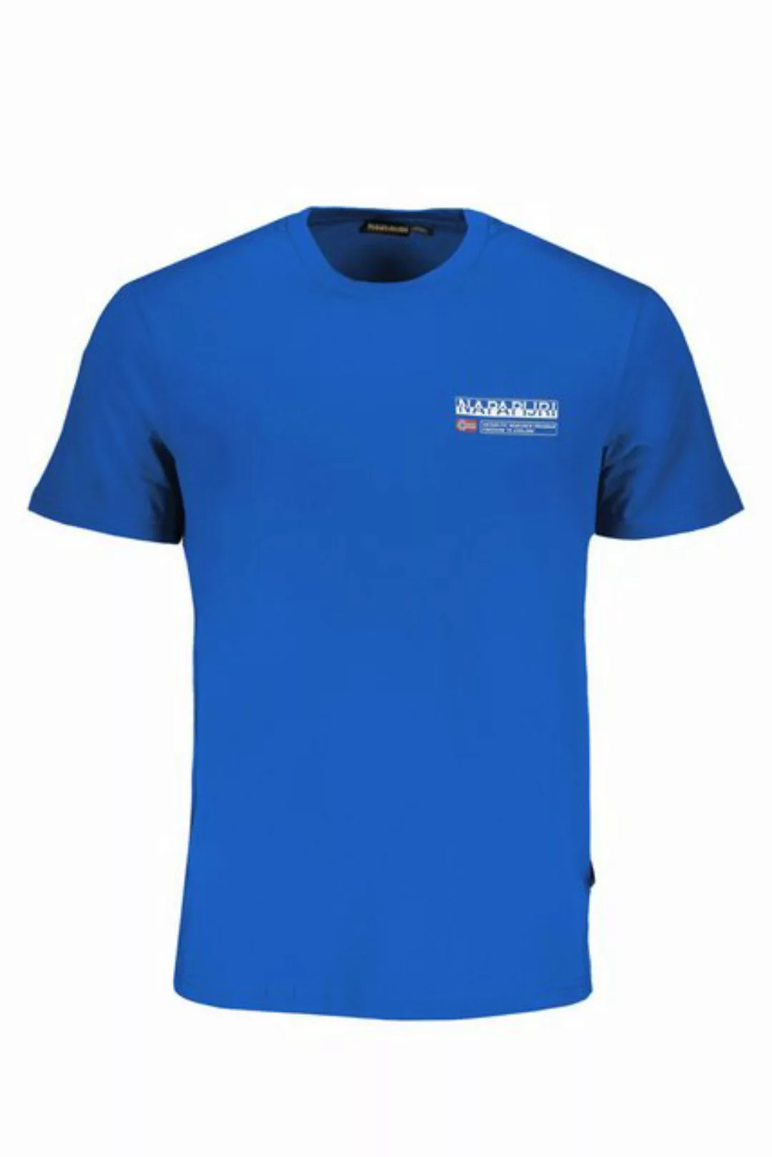 Napapijri T-Shirt Bio-Herren T-Shirt Blau: Regular Fit, Rundhals günstig online kaufen