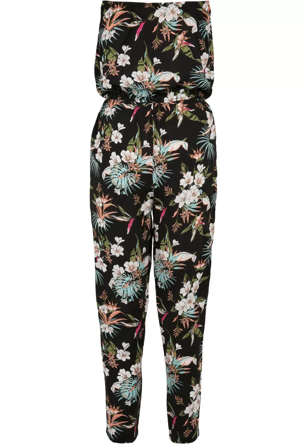 URBAN CLASSICS Jumpsuit "Urban Classics Damen Ladies Viscose Bandeau Jumpsu günstig online kaufen