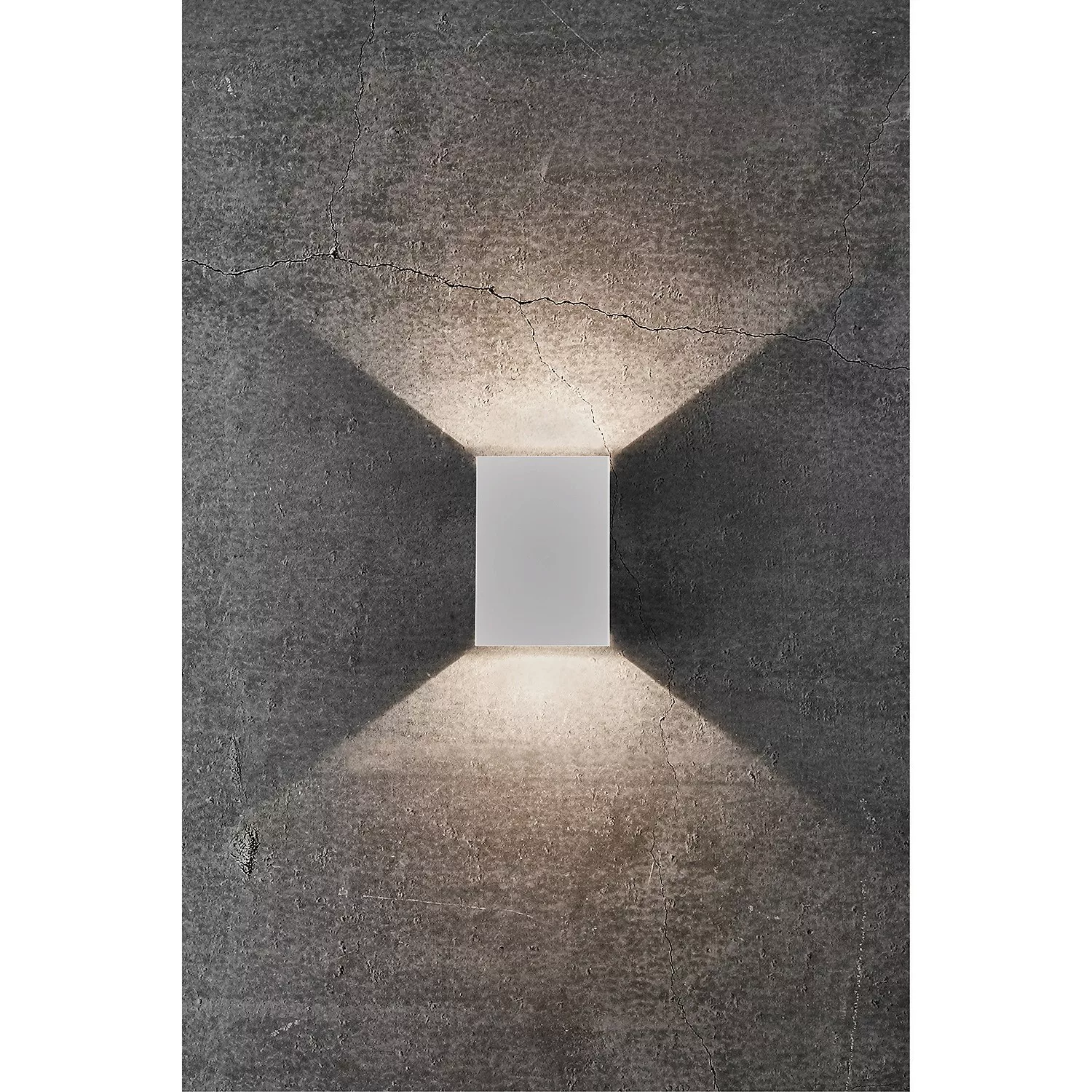 LED-Außenwandleuchte Fold, 10 x 15 cm, schwarz günstig online kaufen