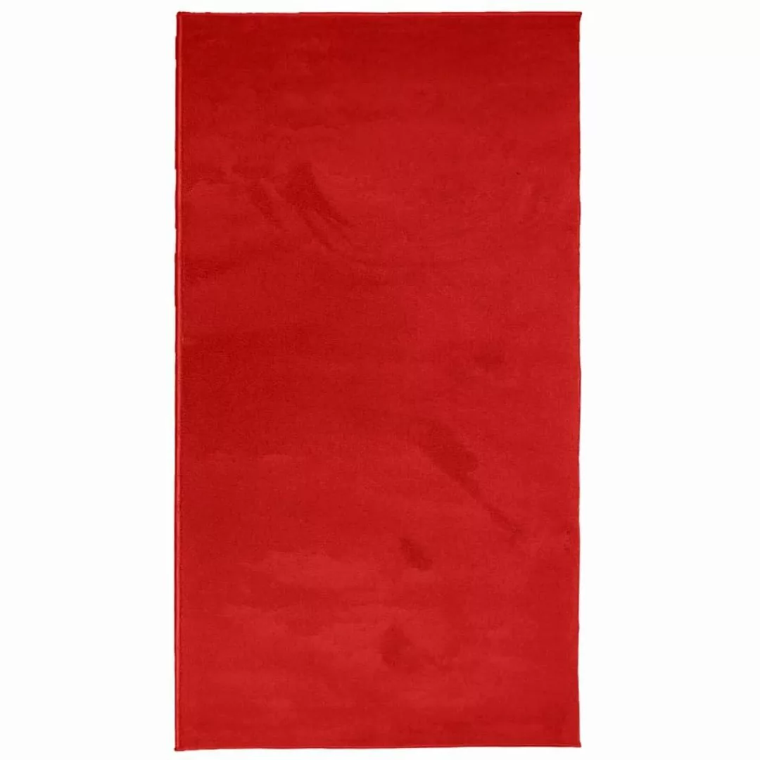 vidaXL Teppich Teppich OVIEDO Kurzflor Rot günstig online kaufen