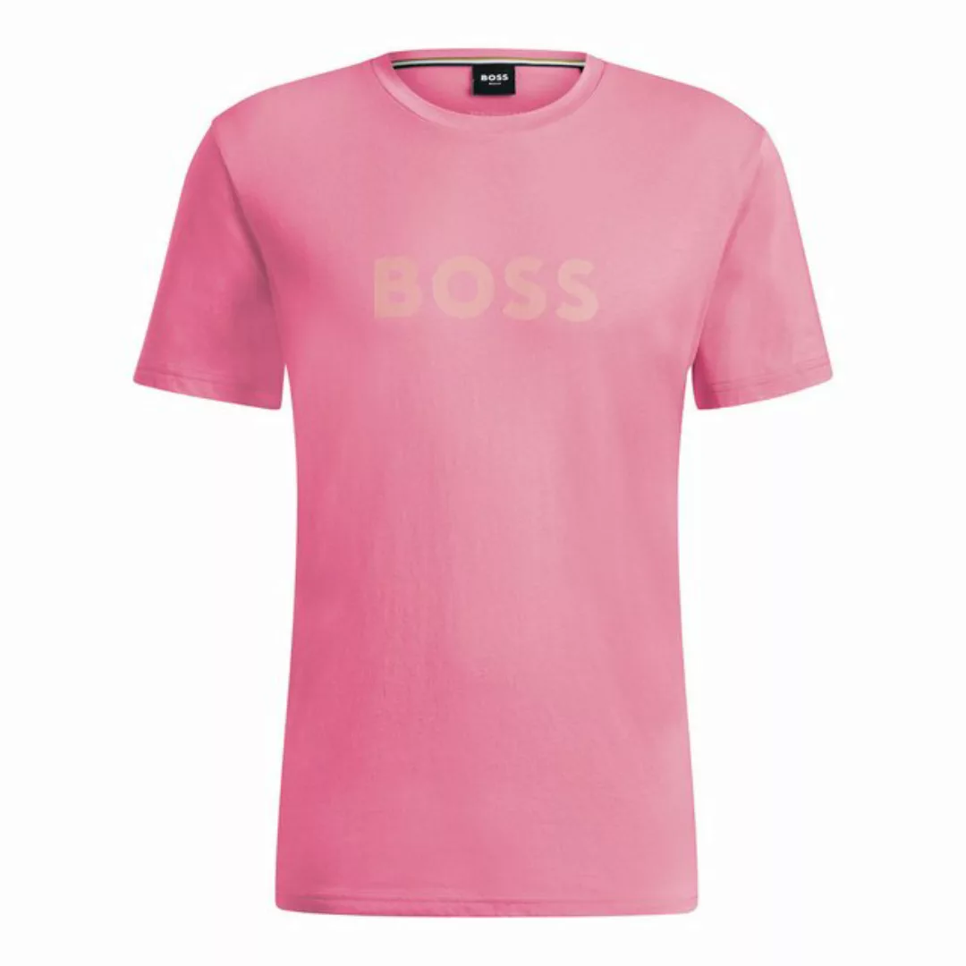 BOSS T-Shirt T-Shirt RN mit großem Markenprint auf der Brust günstig online kaufen