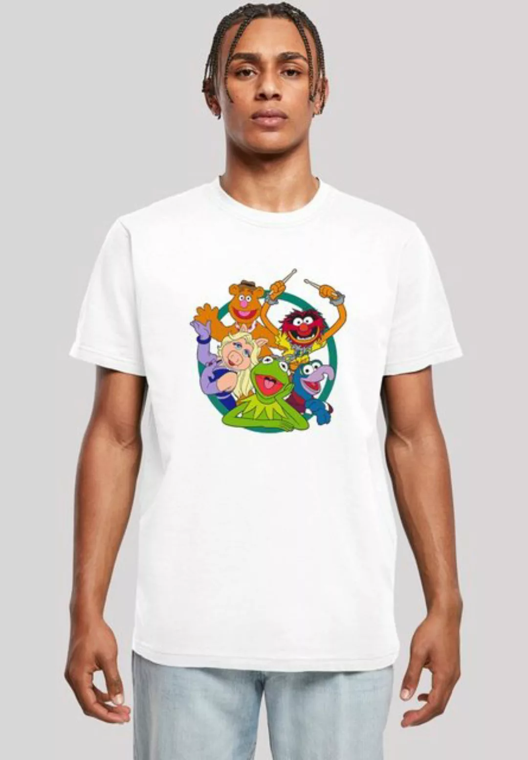 F4NT4STIC T-Shirt Disney Muppets Group Circle Herren,Premium Merch,Regular- günstig online kaufen