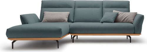 Creation BY ROLF BENZ Ecksofa »CR.460«, Sockel in Eiche, Alugussfüße in umb günstig online kaufen