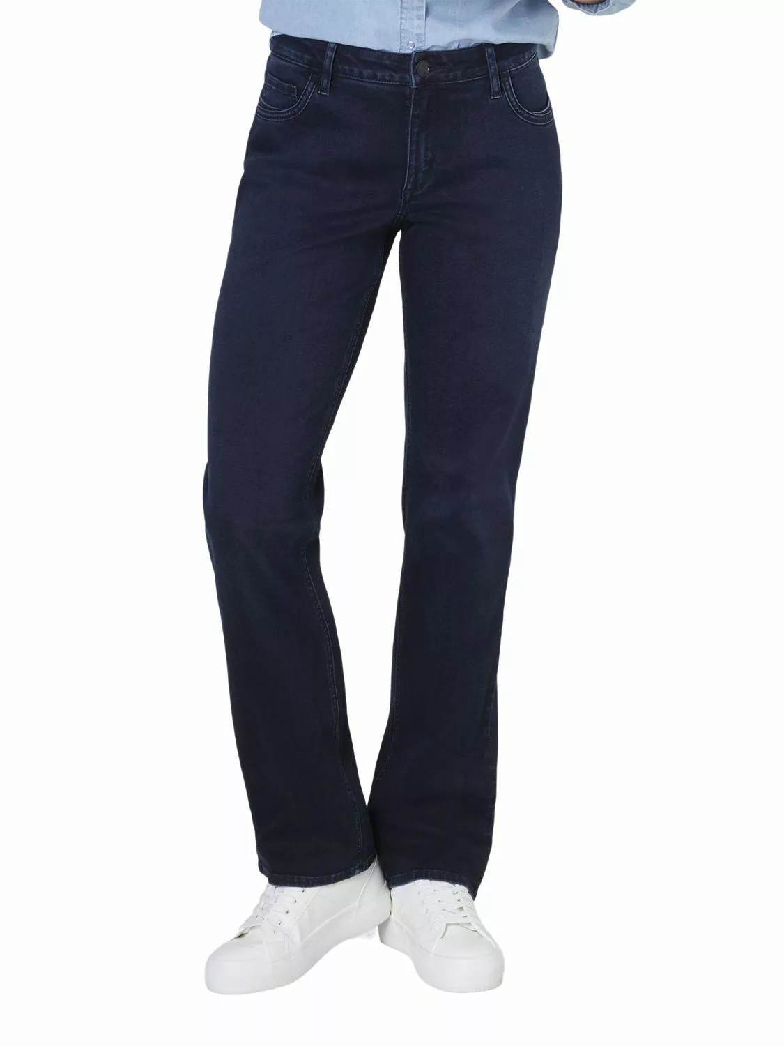 Paddock`s Damen Jeans LARA Motion & Comfort - Straight Fit - Blau - Blue/Bl günstig online kaufen