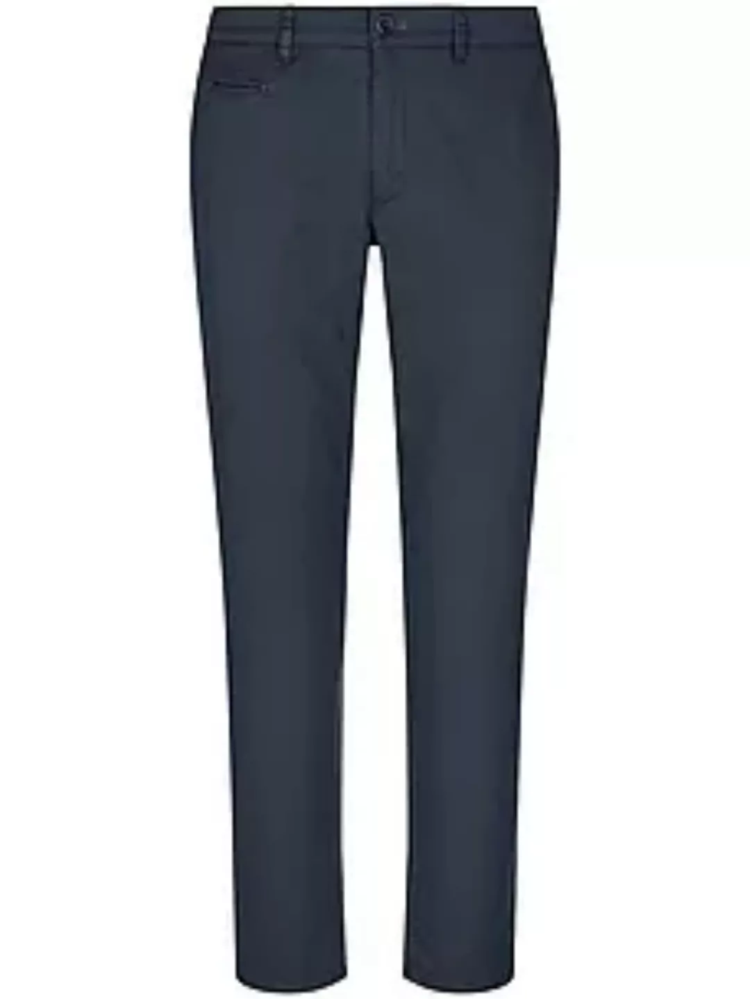 Lange Flatfront-Chino Modell Fabio Brax Feel Good blau günstig online kaufen